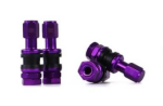Aluminium-Reifenventil, eloxiert „Violett“, 4er-Packung